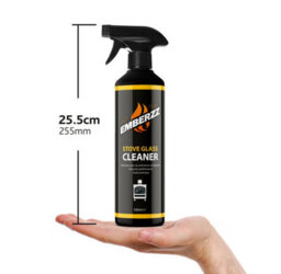 Emberzz - Stove Glass Cleaner - Dissolves Soot, Grease And Tar - For Wood, Log Burner - 500Ml - thumbnail 3