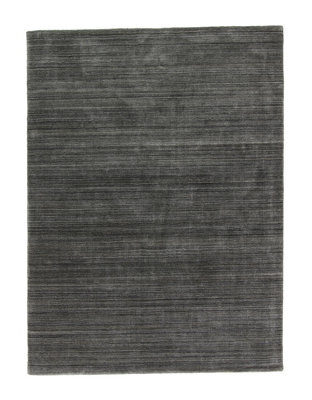 Palermo Castle Grey Striped Wool Rug By Itc Natural Luxury Flooring-170Cm X 230Cm - image 1