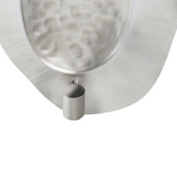 Beliani Wall Candle Holder Peniche Metal 60 Cm Silver - thumbnail 8