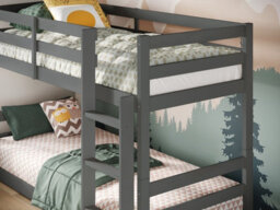 Flair Shasha Low Shorty Wooden Bunk Bed (75X175Cm) - Grey - thumbnail 2