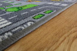 Interactive Kids Children's Rugs Town Road Map City Rug Play Village Mat 80X120 - thumbnail 2
