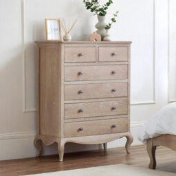 Oakham Premium Amara 4 + 2 Drawer Chest - Limed Oak - thumbnail 3