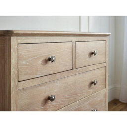 Oakham Premium Amara 4 + 2 Drawer Chest - Limed Oak - thumbnail 4