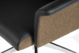 Teknik Elegance High Back Executive Chair Black With Gas Lift Seat Height And Adjustable Tilt - thumbnail 3