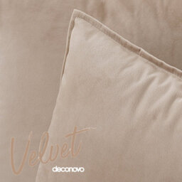 Deconovo Set Of 2 Cushion Covers 45Cm X 45Cm 18X18 Inches Flanges Throw Pillow Covers For Sofas Seats With Invisible Zipper Taupe - thumbnail 4