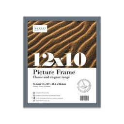 12X10 Grey Picture Frame (30.5 X 25.4Cm) Poster, Photo, Artwork, Gallery Wall Or Print - thumbnail 1
