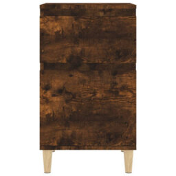 Berkfield Elegant Bedside Cabinets 2 Pcs Smoked Oak 40X35X70 Cm - thumbnail 6