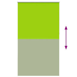 Berkfield Roller Blind Blackout Leaves Green 140X230 Cm Fabric Width 136.6 Cm Polyester - thumbnail 9