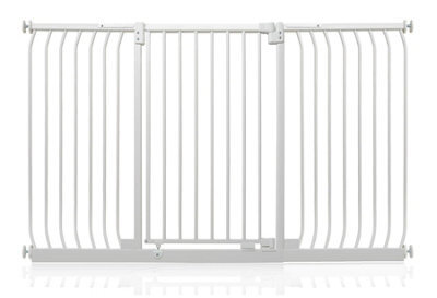 Safetots Extra Tall Elite Safety Gate, 170Cm - 179Cm, Matt White, Extra Tall 96.8Cm In Height, Pressure Fit Stair Gate - image 1