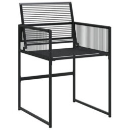 Walplus 13 Piece Garden Outdoor Dining Set Suitable For Backyard, Patio Black Poly Rattan - thumbnail 6