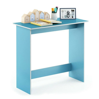 Walplus Furinno Simplistic Study Table, Light Blue/white - image 1