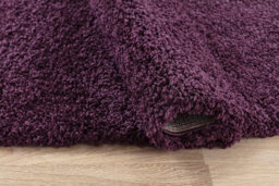 Modern Extra Large Small Soft 5Cm Shaggy Non Slip Bedroom Living Room Carpet Runner Area Rug - Violet 60 X 110 Cm - thumbnail 3