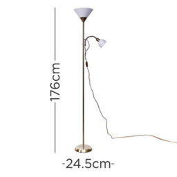 Valuelights Mozz Antique Brass Mother And Child Floor Lamp - thumbnail 7