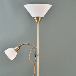 Valuelights Mozz Antique Brass Mother And Child Floor Lamp - thumbnail 4