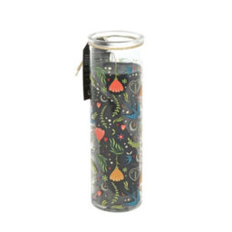 Something Different Midnight Bloom French Tulip Print Tube Candle Black (One Size) - thumbnail 2