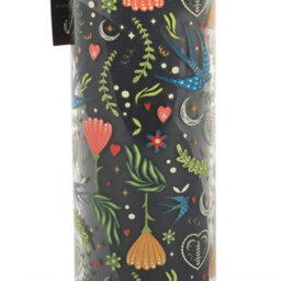 Something Different Midnight Bloom French Tulip Print Tube Candle Black (One Size) - thumbnail 3