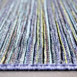 Teal Striped Outdoor Rug, Striped Stain-Resistant Rug For Patio, Deck, Garden 5mm Modern Outdoor Area Rug-160Cm X 230Cm - thumbnail 3