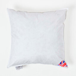"Homescapes Duck Down Cushion Pads Inner Insert Filler Machine Washable 50 X 50 Cm (20 X 20"")" - thumbnail 1