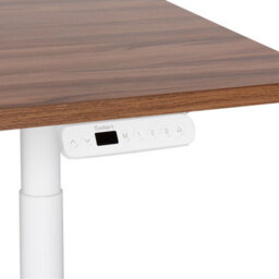 Beliani Electric Adjustable Standing Desk Destinas Brown/ White 120 Cm 72 Cm - thumbnail 6