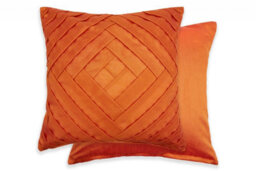 Gio Cushion Cover In Burnt Orange - thumbnail 1