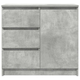 Berkfield Sideboard With Drawer Concrete Grey 71X35X65 Cm Engineered Wood - thumbnail 6