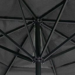 Berkfield Outdoor Parasol With Aluminium Pole 600 Cm Anthracite - thumbnail 5