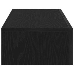 Vidaxl Wall Shelf With Drawers Black 80X33X17 Cm Engineered Wood - thumbnail 5