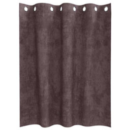 Berkfield Classic Curtain With Curtains 2 Pcs Brown 140 X 140 Cm Velvet - thumbnail 4