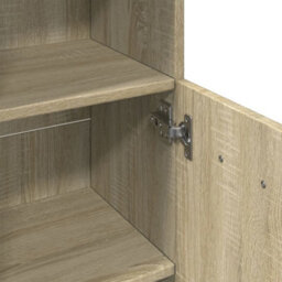 Walplus Bathroom Cabinet Sonoma Oak 30.5X30X95 Cm Engineered Wood - thumbnail 8