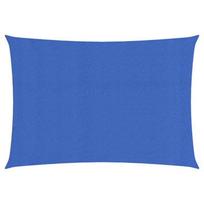 Berkfield Sunshade Sail 160 G/m2 Blue 2.5X4.5 M Hdpe - image 1