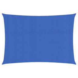 Berkfield Sunshade Sail 160 G/m2 Blue 2.5X4.5 M Hdpe - thumbnail 1