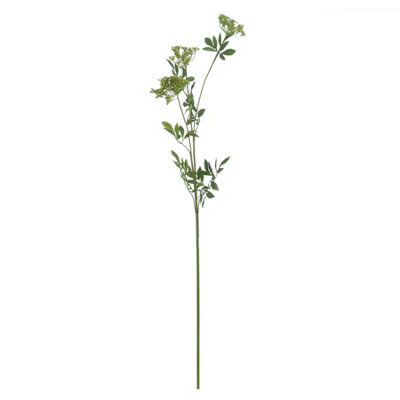 Wyld Haus Set Of 3 Artificial Cow Parsley (Ammi) Stems Green Faux Flowers - image 1