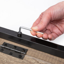 House Of Home Folding Computer Desk Wooden Foldable Work Table Laptop Office Pc Space Saving - thumbnail 9