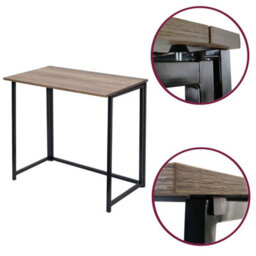 House Of Home Folding Computer Desk Wooden Foldable Work Table Laptop Office Pc Space Saving - thumbnail 5