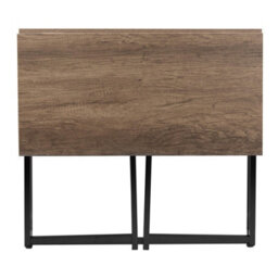 House Of Home Folding Computer Desk Wooden Foldable Work Table Laptop Office Pc Space Saving - thumbnail 4