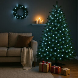 HSD 100 Led White String Lights (6.9M) - Battery Fairy Lights For Christmas, Weddings, And Home Decor - thumbnail 4