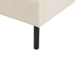 Beliani Bed Velvet Arette 160 X 200 Cm (Eu King Size) Light Beige - thumbnail 9