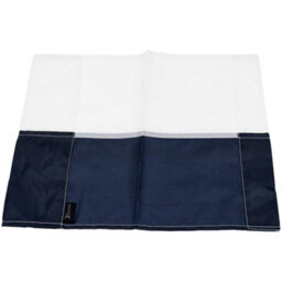 Precision Single All Weather Football Corner Flag - Navy & White - Outdoor Polyester