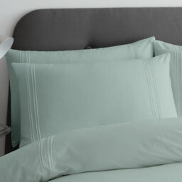 Gc Gaveno Cavailia Relaxing Refuge Duvet Cover Bedding Set Duck Egg Single 2Pc With Embriodery Quilt Cover - thumbnail 2