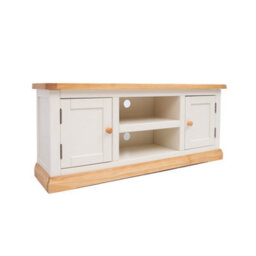 Cabinet Bits Trevi Off White 2 Door Tv Cabinet Wood Knob - thumbnail 2
