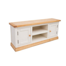 Cabinet Bits Trevi Off White 2 Door Tv Cabinet Wood Knob - thumbnail 3