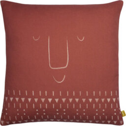 Furn. Pacha Smile Geometric 100% Recycled Feather Filled Cushion - thumbnail 1