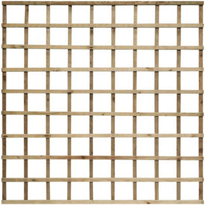 Cheshire Pack Of 3: 6 X 6 Heavy Duty Trellis Panel Pressure Treated