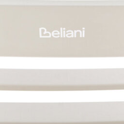 Beliani Garden Rocking Chair Turi Metal Off-White - thumbnail 8