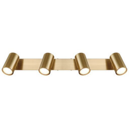Luminosa Lighting Luminosa Robby Ceiling Spotlight Bar Gold Colours Brushed 4X Gu10 - thumbnail 4