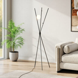 Darphe Creative Tripod Floor Lamp, Living Room Decoration Moon Shaped Bedroom Floor Lamp, Foot Switch - thumbnail 8