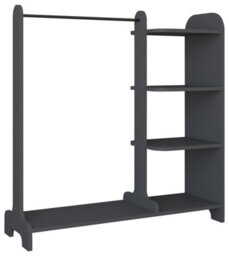 Vcm Wardrobe Lempu H Anthracite W. 106 X H. 110 X D. 35 Cm - thumbnail 2