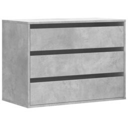 Vidaxl Corner Chest Of Drawers Concrete Grey 80X41X58 Cm Engineered Wood - thumbnail 2