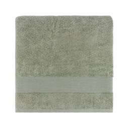 Zero Twist Plain Woven Border Green Towel, Set Of 4 - thumbnail 2