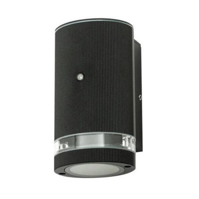 Forum Lighting Forum Zinc Zn-35686-Blk Helix Single Wall Light With Photocell Sensor - Black (12010)